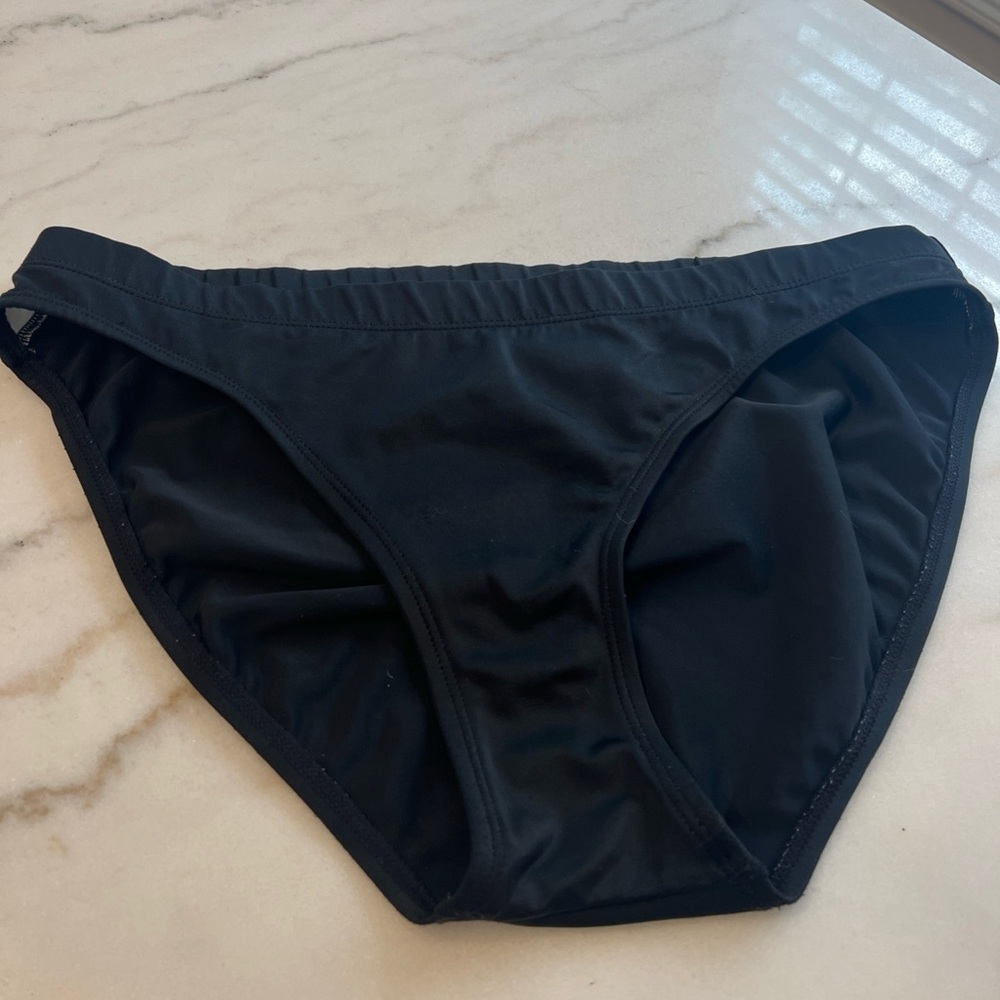 Motherhood Maternity Black Bikini Bottoms Size Large
